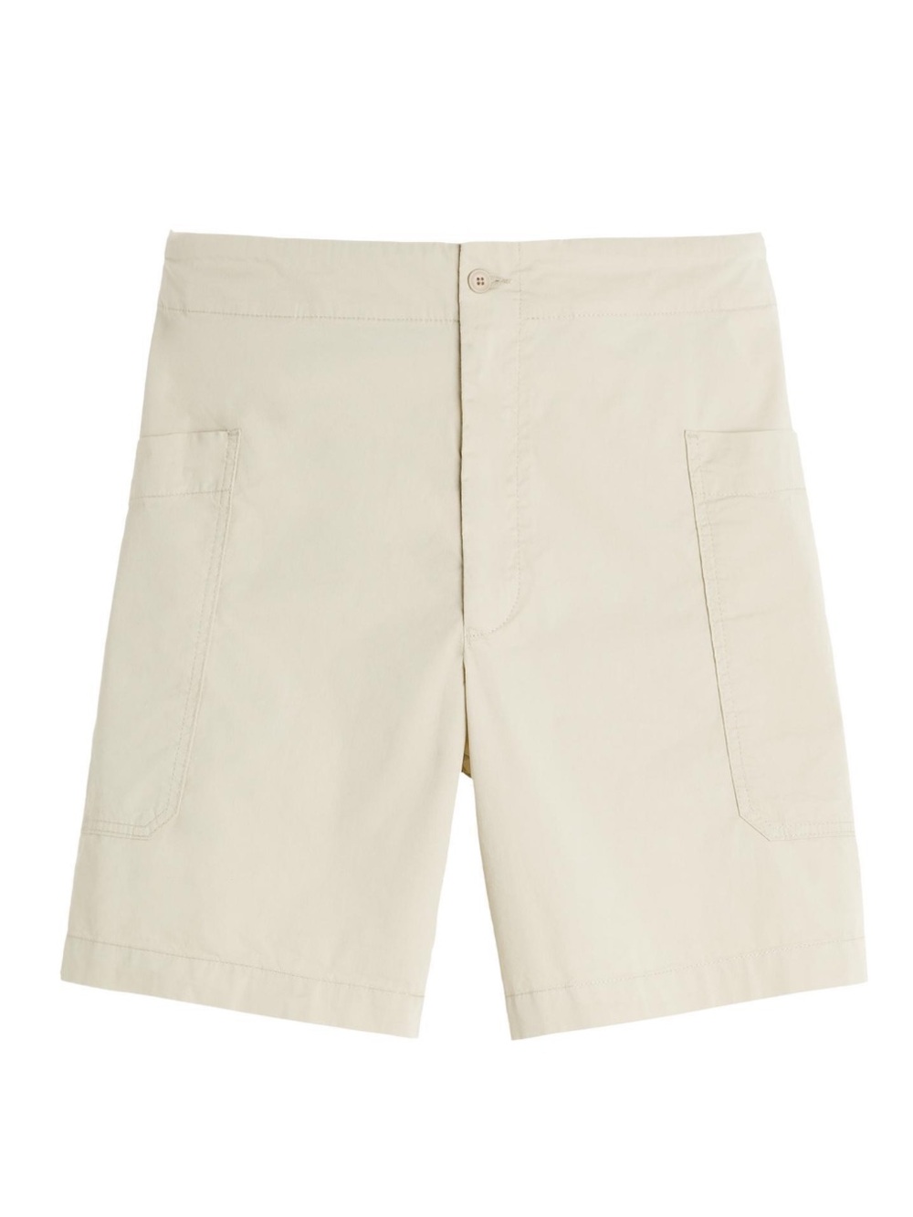 Zara Man Beige Cargo Pocket Shorts